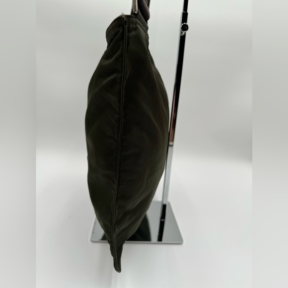 Prada - Authentic - Olive Green Canvas Tote Bag / Messenger Bag - Picture 3 of 16